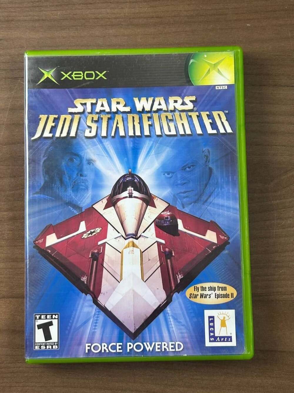 Star Wars Jedi Starfighter Microsoft Xbox 2002 NTSC Disc Case & Manual